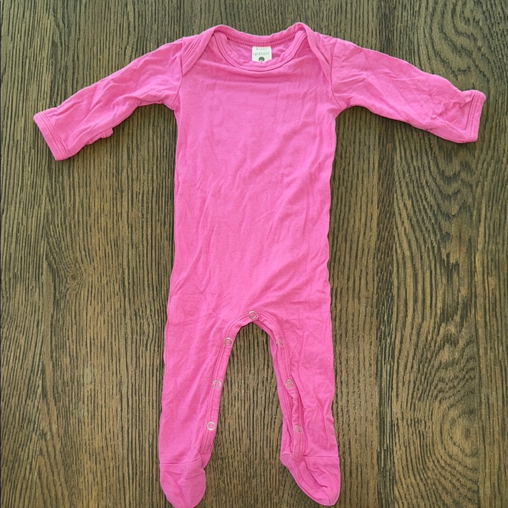 Kate Quinn Hot Pink NB Footie
